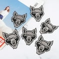 thumbnail image 2 of Parche de animales, 6 uds., lindo cachorro de lobo, accesorios de ropa, parche para planchar, tecnología de vanguardia Jadeshay  A, 2 of 8