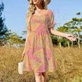 thumbnail image 4 of Vestido de manga corta Fairy Bread, ropa de verano para mujer, ropa de mujer, moda femenina, 4 of 7