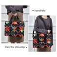 thumbnail image 6 of FORMRS 16" Laptop Bag Carrying Sleeve Case with Handle Travel Shoulder Briefcase, Red Abstract, 6 of 8