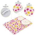 thumbnail image 3 of Yayeee Dish Drying Mat for Kitchen Counter 18"x24" Microfiber Absorbent Pad, Beige Stars, 3 of 7