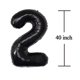 thumbnail image 1 of 20 Globos de Números Negro Big Giant Jumbo Grande Grande 20 Foil Mylar Globos con Número d Jonhamwelbor Jonhamwelbor, 1 of 2