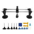thumbnail image 1 of Kit de reparación de abolladuras sin pintura duradero, extractor de abolladuras de puente de doble polo, Universal para coche, 1 of 5