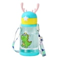 thumbnail image 2 of Antler Water Bottle with Straw 600 mL Leakproof Portable Cup, BPA-Free Plastic, Detachable Silicone Straw for Kids Adults Travel Daily 18 x 8.2 cm, 2 of 6