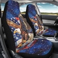 thumbnail image 4 of XYZCANDO 2pc Car Seat Covers for Automobile Seats Car Front Seat Covers Easy to Install Stretchable, Vehicle SUV Truck Front Seat Protectors, 4 of 10