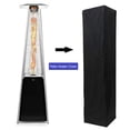 thumbnail image 3 of Funda Protectora para Calentador de Terraza, Impermeable y Resistente a los Rayos UV, con Cierre de Cordón, Tamaño H87 x W21 x D24 Pulgadas, Hecha de Tela Oxford 210D, Ideal para Exteriores y, 3 of 7