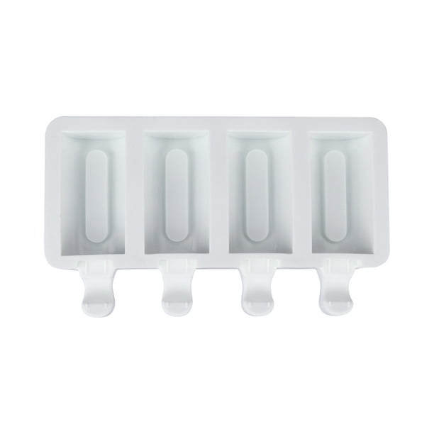 Molde de silicona para caramelos de chocolate y helado casero DIY 4 con 20 palitos de madera Wmkox8yii FHAKJF2881