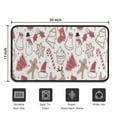 thumbnail image 5 of White Christmas Cookie Pattern Door Rugs,Washable Non Slip Door Mats Indoor,Decorative Door Mats,Entry Mat Indoor for Entrance,Bedroom,Kitchen,Bathroom,30"x17", 5 of 6