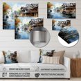 thumbnail image 4 of Designart "Boat Amidst Vietnam s Floating Markets II" Vietnam Metal Art Print, 4 of 5