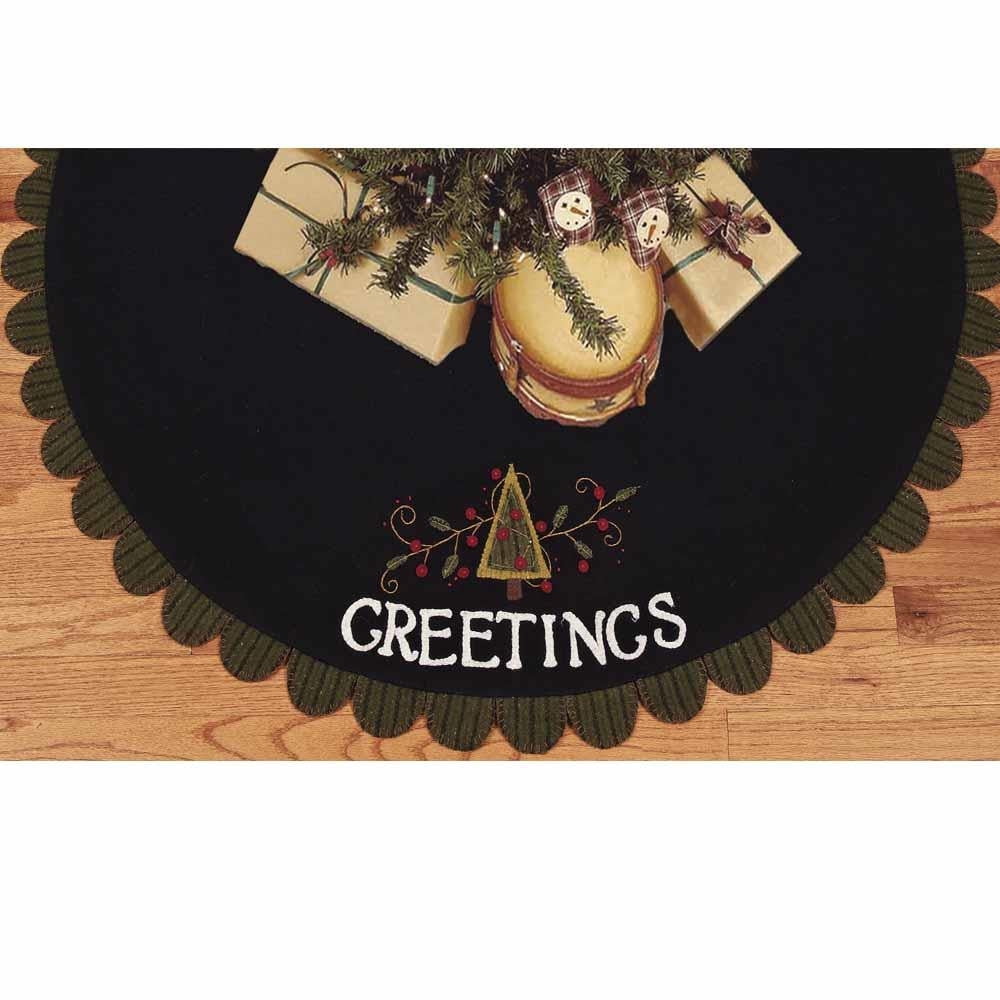 Greetings Tree Skirt