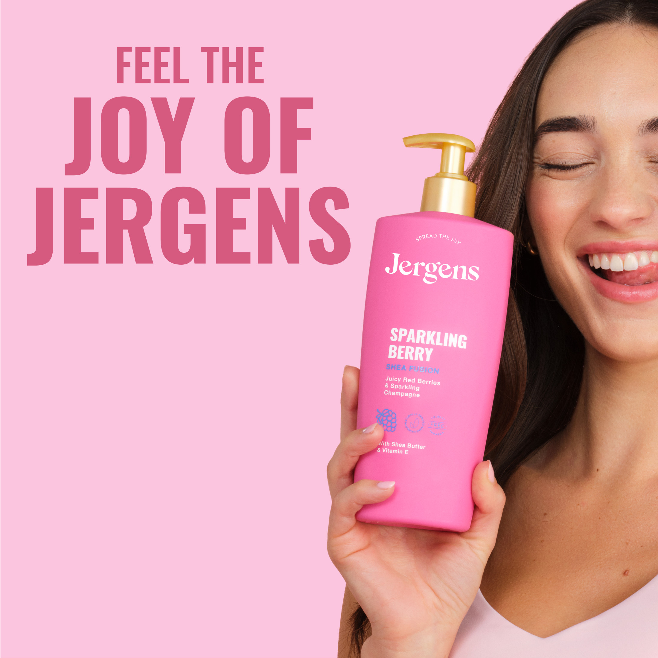 Jergens Shea Fusion Sparkling Berry Scented Lotion photo 8