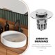 thumbnail image 3 of HEANUJJ Tapón Presionable Para Lavabo En Y ABS Con Antirretención De Cabello, 3 of 7