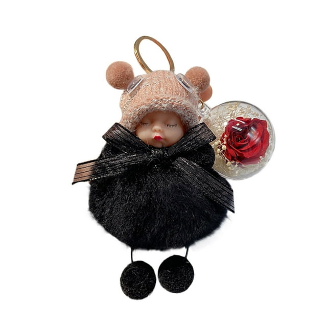 Fleurs de la Saint-Valentin Artificielles Adorables Simulation Peluche Poupée Louche Saint-Valentin Rose