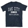 thumbnail image 1 of Oak City North Carolina Classic Established Men's Cotton T-Shirt, 1 of 1