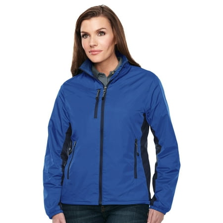Womens Microfleece Full Zip Jacket - Tri-Mountain Women's Lightweight Full Zip Jacket