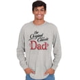 thumbnail image 5 of Fathers Day The Original Classic Dad Men's Long Sleeve Tee T Shirt Brisco Brands M, 5 of 6