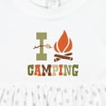 thumbnail image 4 of Inktastic I Love Camping Girls Baby Dress, 4 of 5