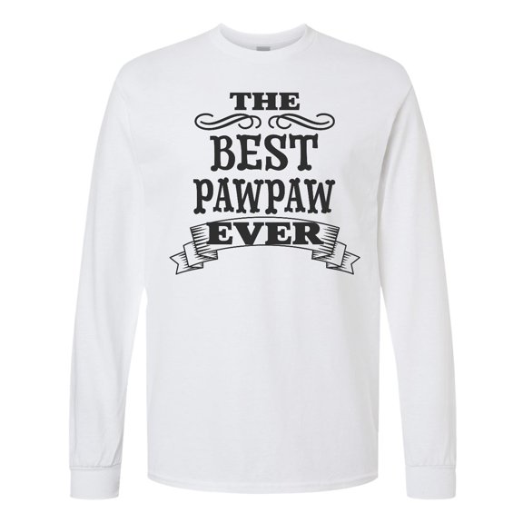 Inktastic The Best Pawpaw Ever Long Sleeve T-Shirt