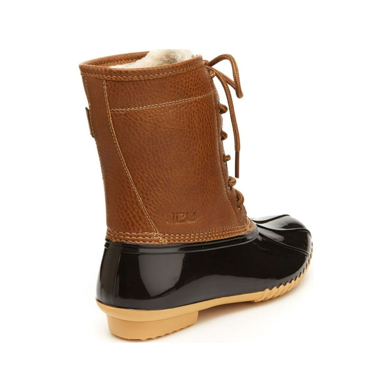 JBU BY JAMBU Womens Brown Water Resistant Maplewood Round Toe Lace