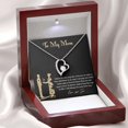 thumbnail image 2 of Gift to Mom from Son – I Love You Necklace, Sentimental Birthday Gift for Mom from Son, Unique Moms Birthday Gift Ideas Luxury Box, 2 of 3