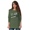 thumbnail image 3 of US Army Star Logo Proud to Serve Unisex Plus Size Long Sleeve Tee Shirt Brisco Brands 2X, 3 of 5