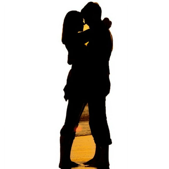 SC2172 Couple Silhouette Cardboard Cutout Standup Standee