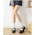 thumbnail image 5 of 5 Pairs Cute Floral Bear Frilly Socks Y2K Fairycore Flower Crew Cotton Socks Downtown Girl Aesthetic Ankle Dress Socks, 5 of 5
