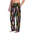 thumbnail image 6 of Hirioo Colorful Fishing Lures for Men's PJ Pajama Pants Sleep Pants Men's Home Trousers with Pockets,S-3XL-Small, 6 of 6