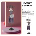 thumbnail image 5 of PAMINGONO Lavender Iron Jewelry Stand, Multifunctional Necklace and Bracelet Holder for Desktop and Retail Store Display, 5 of 6