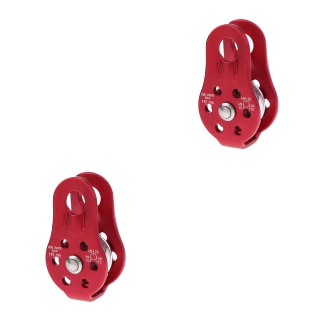 Soidarity Polea de escalada en roca, poleas de montañismo para cordones de 8-12mm, equipo de rapel, accesorio de trabajo aéreo, equipo de transporte al Type1 NO1 Soidarity CBP183374