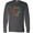 Charcoal Grey, variant on Inktastic Rainbow Gradient Autism Long Sleeve T-Shirt