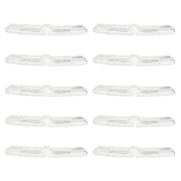 10 reflectores de seguridad nocturna para radios de rueda de bicicleta, reflectores para neumáticos de bicicleta de carretera, accesorios para bicicleta
