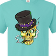 thumbnail image 4 of Inktastic Mardi Gras Skull with Cigar T-Shirt, 4 of 5