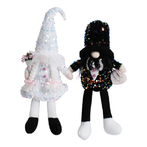 Rostro Para Novia Y Novio, Gnomos De Boda, Adornos De Muñeca, Decoración Para Fiesta De Boda Para Mesita De Noche seitruly HA042692-01