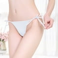 thumbnail image 2 of Comfortable Intimate Female Underpants Women Panties Side Tie Lace Up Panties Cotton Soft Panties Seamless Thong, 2 of 4
