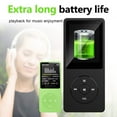 thumbnail image 4 of Maoww Lecteur MP3 Écran d'Affichage Numérique Portable Lecteurs Sans Perte Équipement de Sport Course Marche avec Microphone Vert, 4 of 8