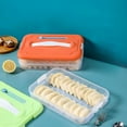 thumbnail image 3 of Sunjoy Tech Dumpling Food Storage Box Food Grade BPA Free Large Capacity Multi-Layer Freezer Food Storage Container, 3 of 8