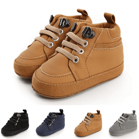 

Baby Boys Girls Oxford Shoes Soft Sole PU Leather Infant Toddler First Walkers Crib Dress Shoes Sneaker