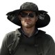 thumbnail image 1 of EZLIFE Sombrero de pesca al aire libre con ventilador solar de ala ancha, sombrero protector solar con ventilador 2024 N H3F3, 1 of 7