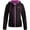 Black/Purple, variant on Reebok Womens Rain Jacket Lightweight Water-Resistant Windbreaker for Women with Adjustable Hood
