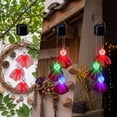thumbnail image 6 of Halloween Solar Wind Chime Lights, Hanging Ghost Pumpkin Skull Decorative Lantern, Outdoor Garden Yard Porch Holiday Display, Haunted House Fall Festival Seasonal Decorative Lighting, 6 of 7