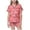 Watermelon Red, variant on Youth Girl Outfit 2 Piece Shirt Bow Print Pants Pajama Able 3 To 13 Girls Summer Outfits,Watermelon Red,Size 140.00