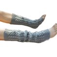 thumbnail image 5 of Women Winter Warm Crochet Knit High Knee Leg Warmer Leggings Boots Decor Socks, 5 of 8