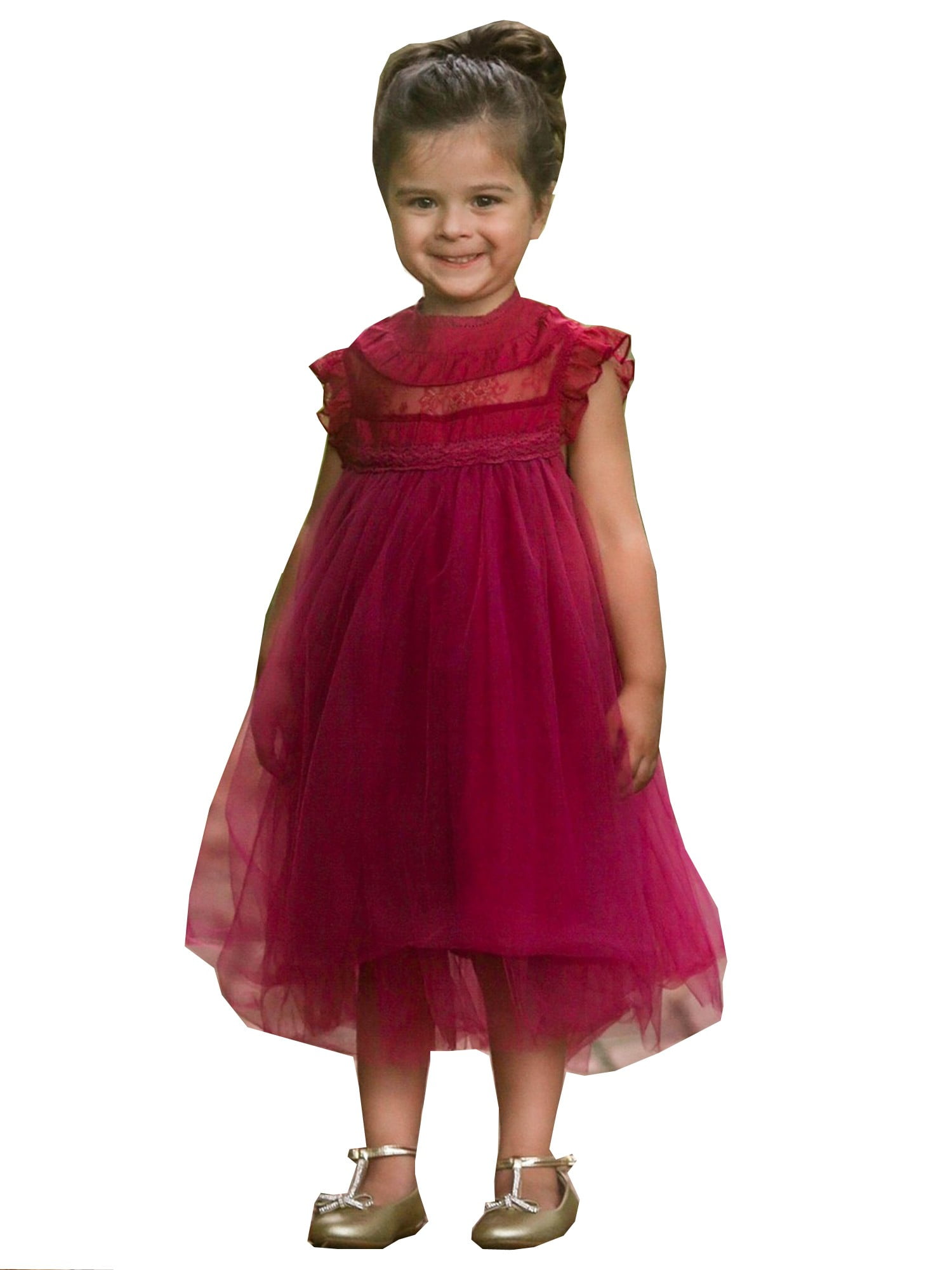 tulle smock dress
