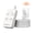 White, variant on Flat Plug Surge Protector Power Strip, 8 AC Outlets, 4 USB-A & 2 USB-C Ports, Wall Mountable, Overload Protection, On Off Switch, Multi Port Charging Hub for Home Dorm Office Travel