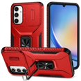 thumbnail image 1 of Funda para GANGXUN Samsung Galaxy A34 5G - Soporte metálico, Función magnética, Rojo, 1 of 5