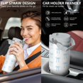 thumbnail image 6 of 1pc Elk 30oz Tumbler with Straw & Handle - Insulated Stainless Steel Cup | Holiday Gift for Man Women (Christmas, Valentine's, Birthday), 6 of 7