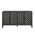 thumbnail image 5 of Tcbosik 59.8" Buffet Sideboard with 4 Doors, Storage Cabinet with Adjustable Shelf, Coffee Bar Cabinet, Console Cabinet for Hallway, Living Room, Antique Black, 5 of 8