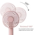 thumbnail image 4 of Portable Fan, Aioneus 3 Speed 2000mAh Handheld Fan with USB Rechargeable Cable, Foldable Battery Operated Fan for Travel/Indoor/Outdoor, 4 of 9