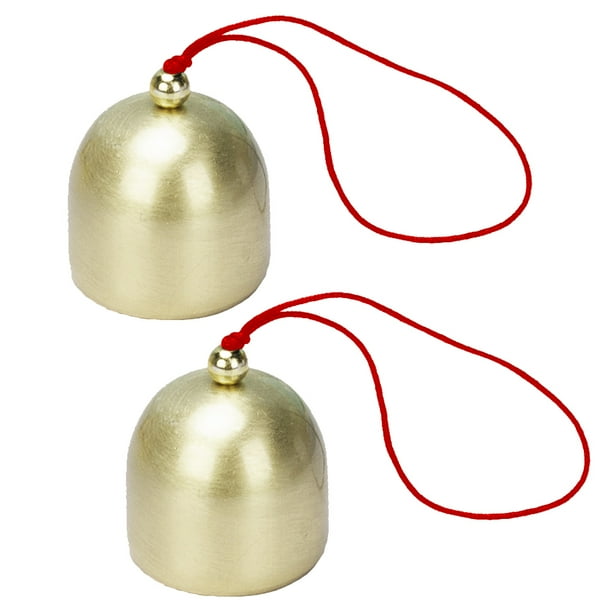 Campana de mano Campana, para adultos Campana de mano para personas mayores Kid Counter Hall Mesa campana de mano campanas ruidosas, Christmas Jingle Bells Zhivalor CPB-CJZ429-2