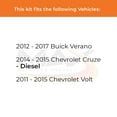 thumbnail image 2 of Max Advanced Brakes - Brake Kit for 2012-2016 2017 Buick Verano 2014 2015 Chevy Cruze 2011-2014 2015 Volt Front and Rear Replacement Geomet Coated Disc Brake Rotors and Ceramic Brake Pads, 2 of 9